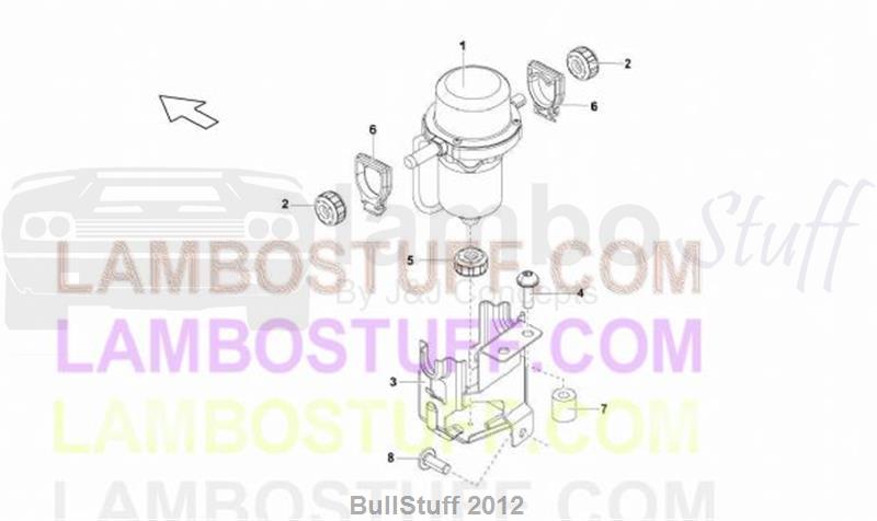2012 Lamborghini GALLARDO BLANCPAIN - STS EUROPE ELECTRIC BRAKE SYSTEM PUMP (611.04.00)